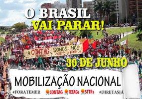 Cruzamos os braços por Direitos e Diretas Já! 